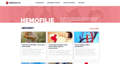 Desktop Screenshot of hemofilie.cz